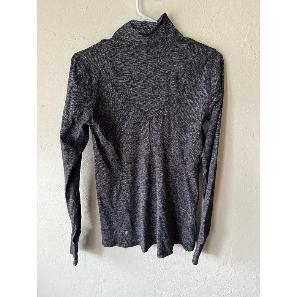 Lululemon Dark Gray Half Zipper Sweatshirt Size 8